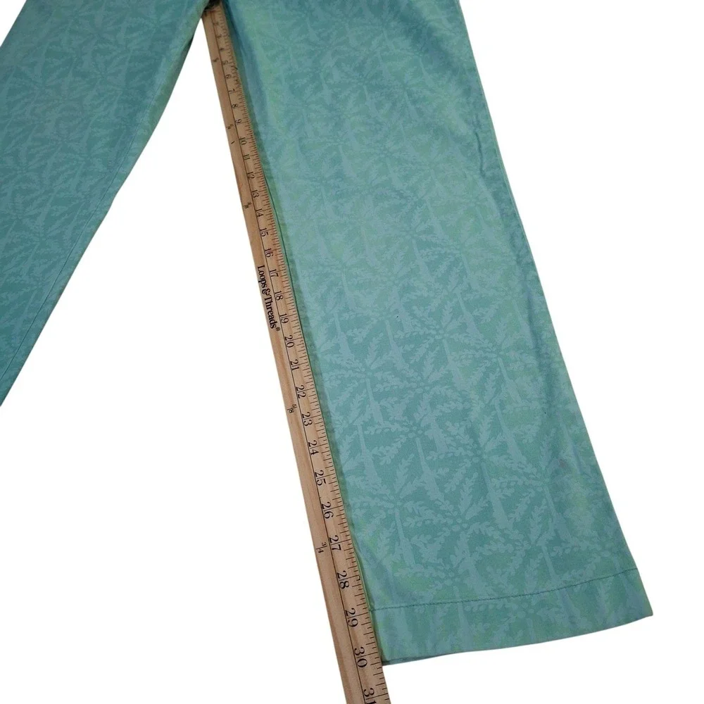 Vineyard‎ Vines Breaker Pant Mens 38x32* Seafoam Green Tropical Chino Trousers